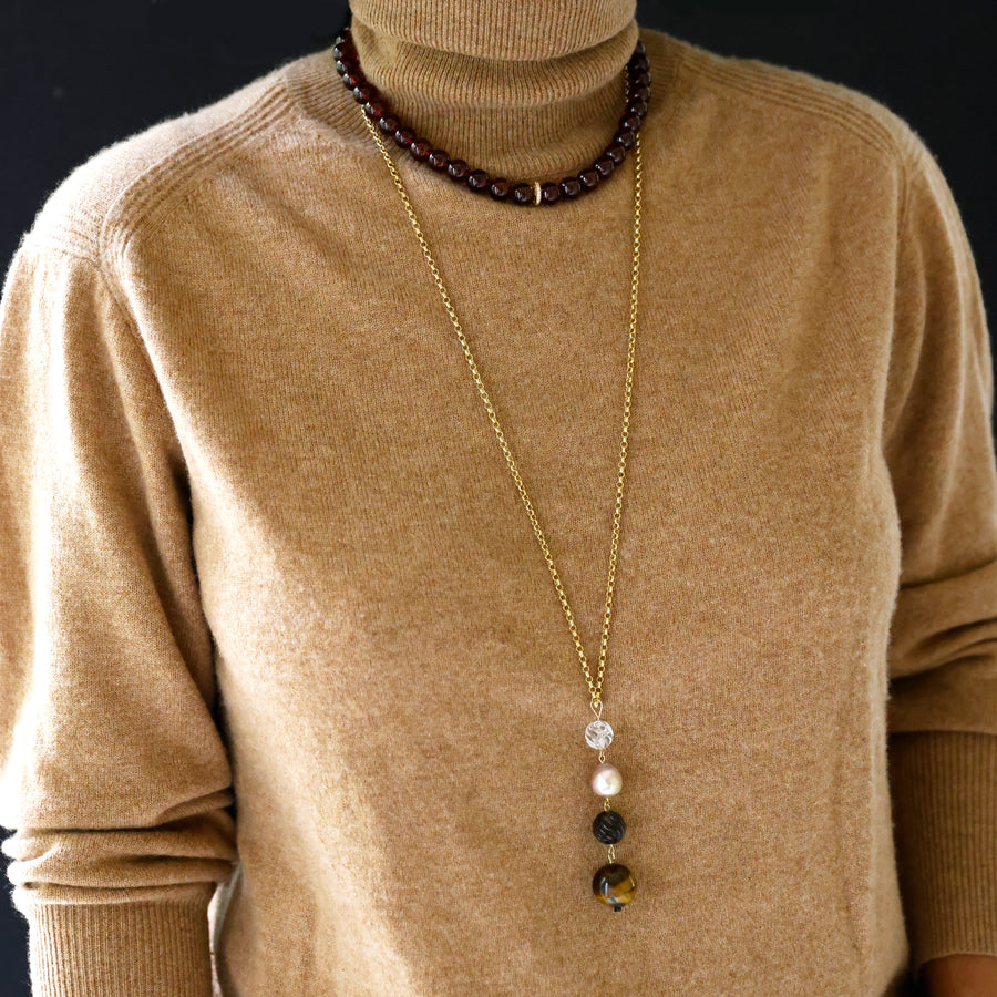 Bocce pendant neutral/browns