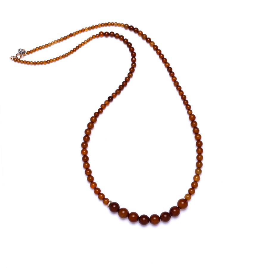 Jade and diamond necklace