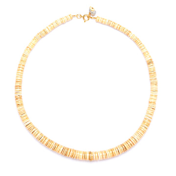 Shell and Diamond Gold Necklace (3 colors)