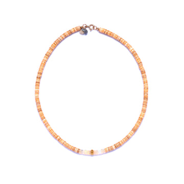 shell and opal bead necklace (medium)