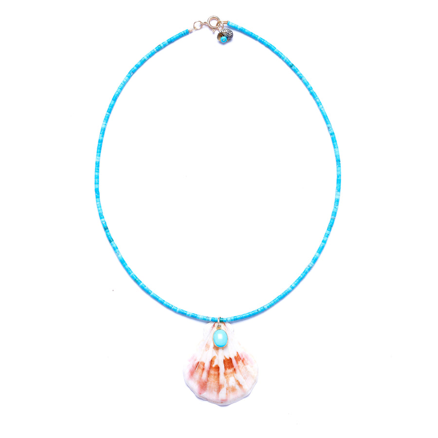 Turquoise Shell Necklace