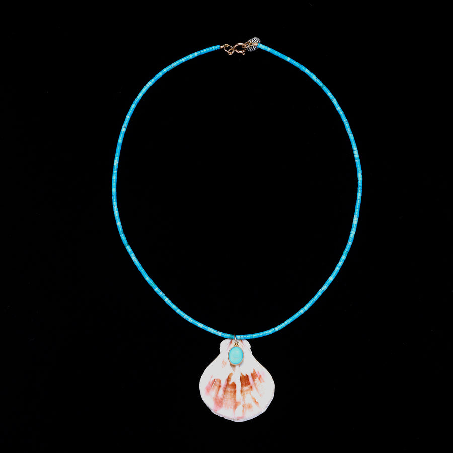 Turquoise Shell Necklace