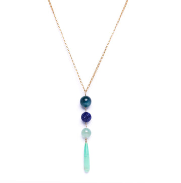 bocce pendant- blue-greens