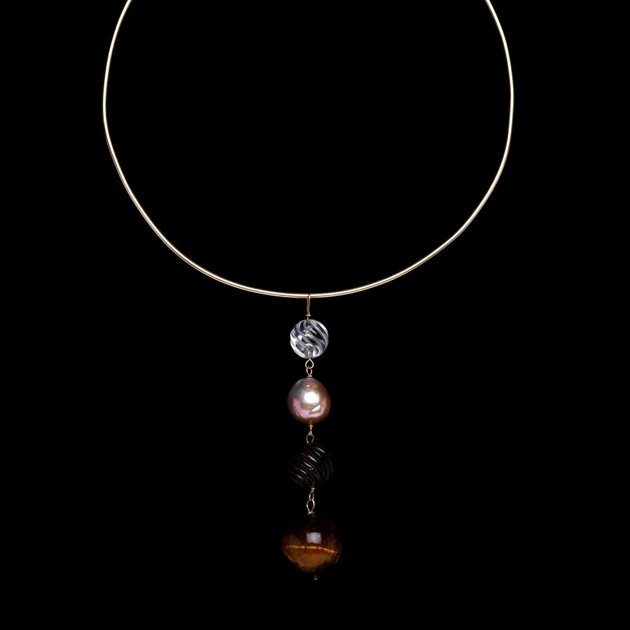 Bocce pendant neutral/browns