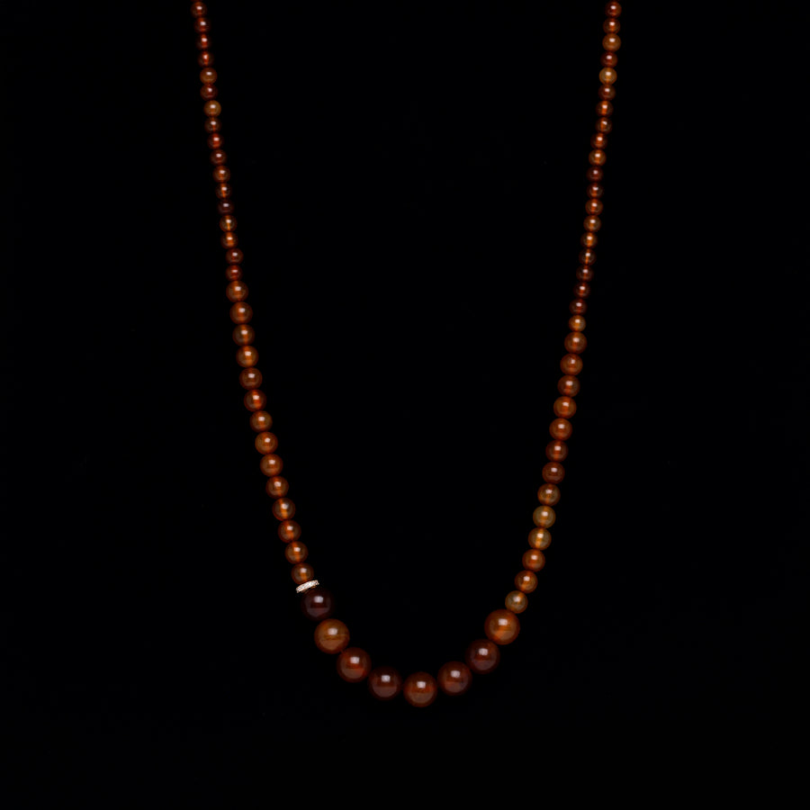 Jade and diamond necklace