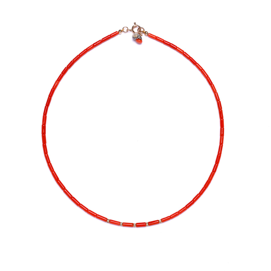 diamond beaded necklace