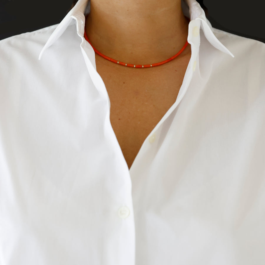 diamond beaded necklace