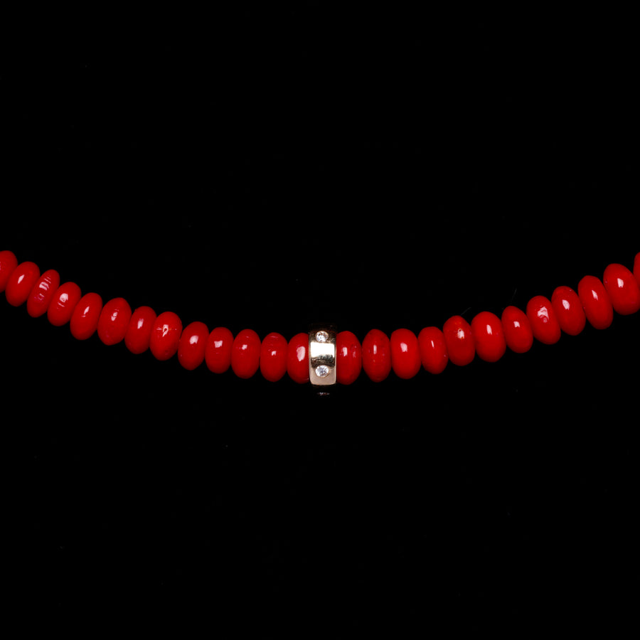 Diamond Bead necklace