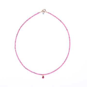 Pink Sapphire necklace