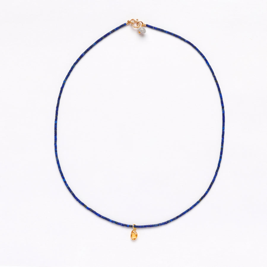 Sapphire and Lapis Lazuli necklace