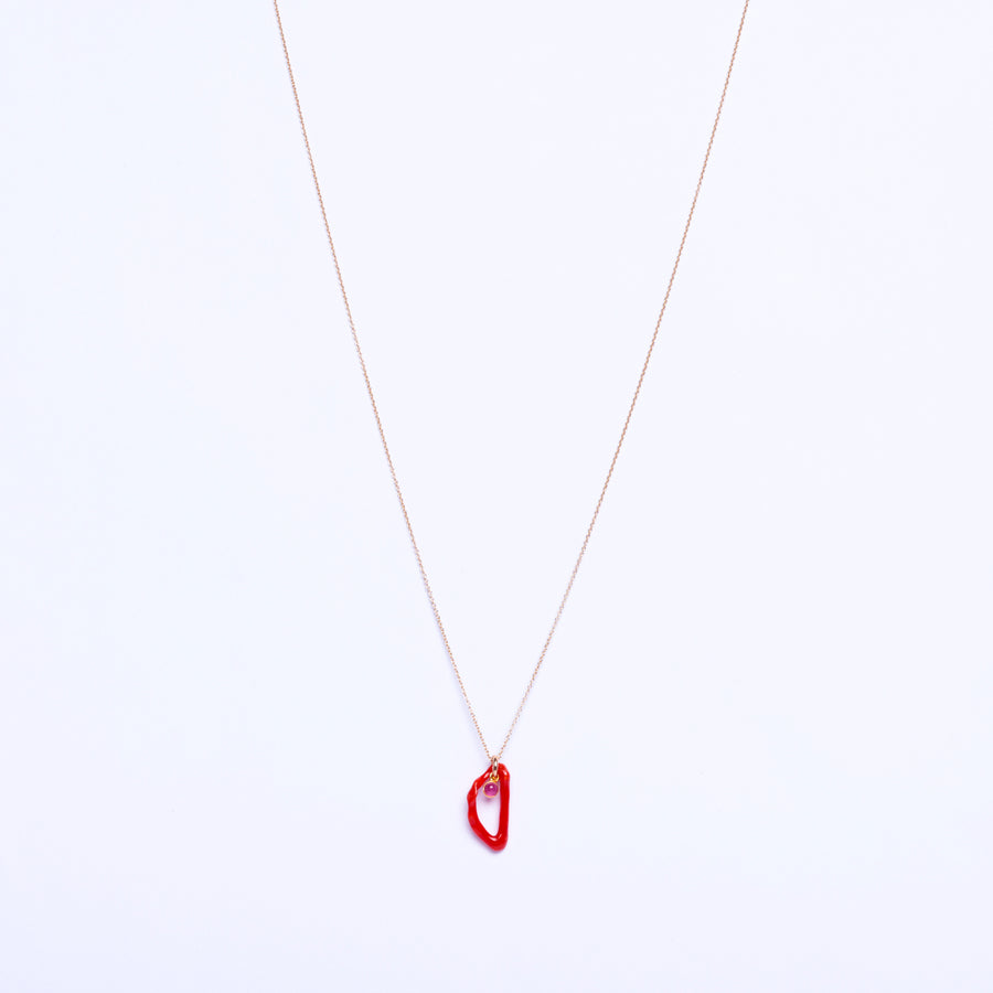 Ruby and Coral necklace